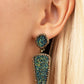 Druzy Desire - Brass - Paparazzi Earring Image