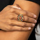 Amplified Aztec - Orange - Paparazzi Ring Image