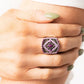 Amplified Aztec - Purple - Paparazzi Ring Image