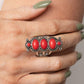 Roswell Relic - Red - Paparazzi Ring Image