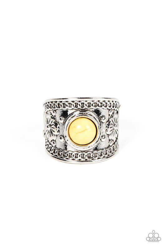 HAVEN-Sent - Yellow - Paparazzi Ring Image