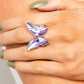 Fluorescent Flutter - Purple - Paparazzi Ring Image