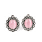 Garden Gazebo - Pink - Paparazzi Earring Image