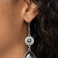 Collecting My Royalties - Silver - Paparazzi Earring Image