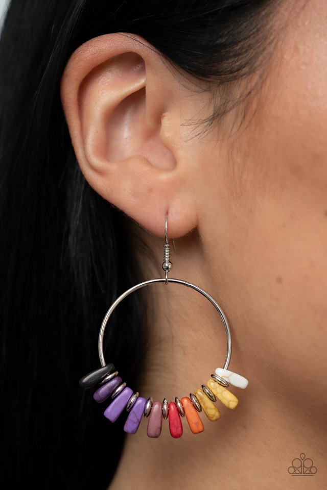 Earthy Ensemble - Multi - Paparazzi Earring Image