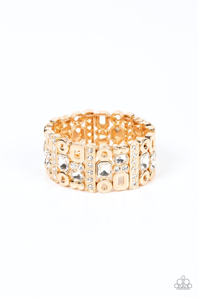 Dynamically Diverse - Gold - Paparazzi Bracelet Image