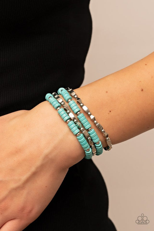 ​Anasazi Apothecary - Blue - Paparazzi Bracelet Image