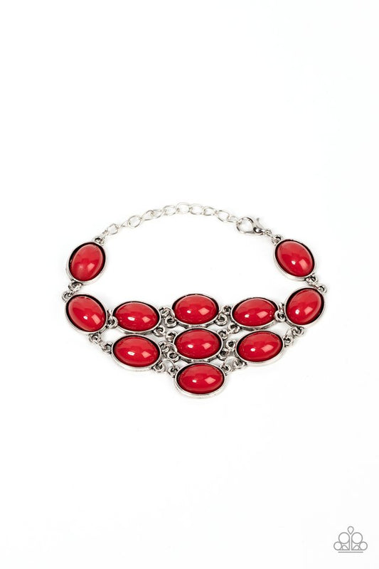 Color Wheel Garden - Red - Paparazzi Bracelet Image