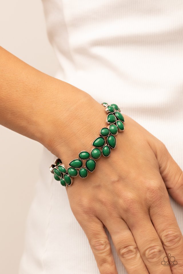 Marina Romance - Green - Paparazzi Bracelet Image