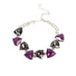 Pumped up Prisms - Purple - Paparazzi Bracelet Image