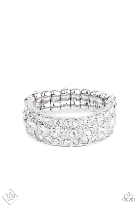 Paparazzi Ring ~ BLING of the Ball - White