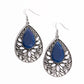 Floral Fairytale - Blue - Paparazzi Earring Image