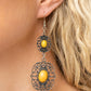 Victorian Villa - Yellow - Paparazzi Earring Image