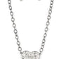 Paparazzi Necklace ~ Heartbreakingly Blingy - White