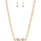 Heartbreakingly Blingy - Gold - Paparazzi Necklace Image