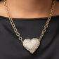 Heartbreakingly Blingy - Gold - Paparazzi Necklace Image