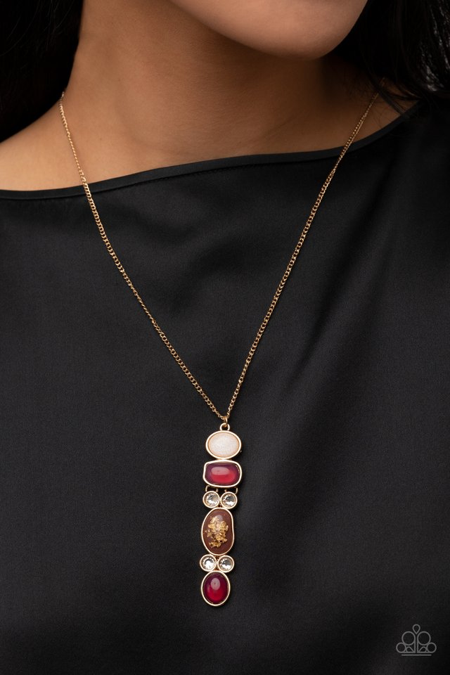 Totem Treasure - Purple - Paparazzi Necklace Image