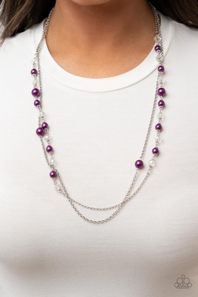 Venice Vanity - Purple - Paparazzi Necklace Image