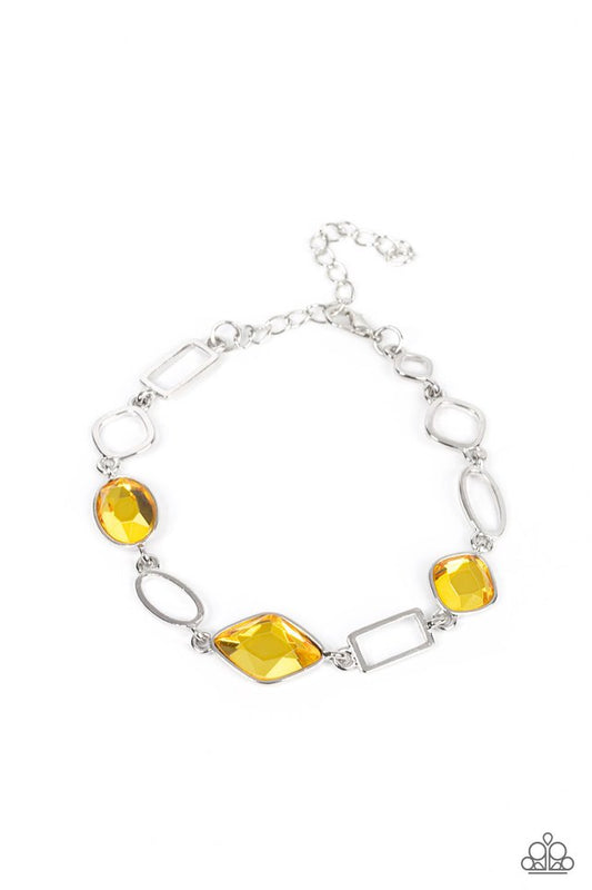 Dazzle for Days - Yellow - Paparazzi Bracelet Image
