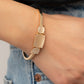 Tranquil Treasure - Gold - Paparazzi Bracelet Image