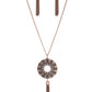 Tai Chi Tassel - Copper - Paparazzi Necklace Image