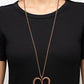 Hopelessly In Love - Copper - Paparazzi Necklace Image