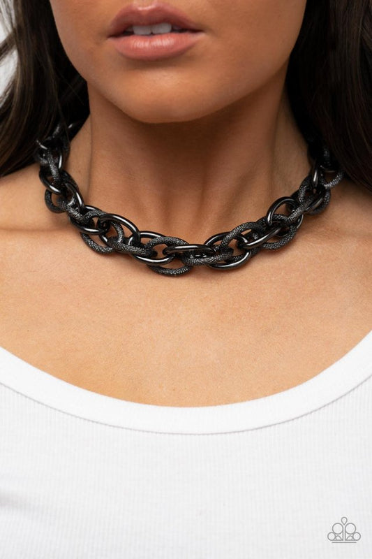 License to Chill - Black - Paparazzi Necklace Image