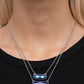 Double Bubble Burst - Blue - Paparazzi Necklace Image