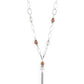 Taken with Tassels - Brown - Paparazzi Necklace Image