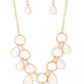 Golden Glimmer - Gold - Paparazzi Necklace Image