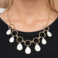 Golden Glimmer - Gold - Paparazzi Necklace Image