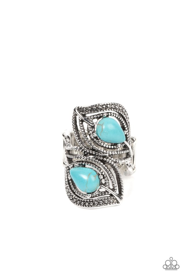 Mesa Mystique - Blue - Paparazzi Ring Image