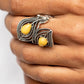 Mesa Mystique - Yellow - Paparazzi Ring Image