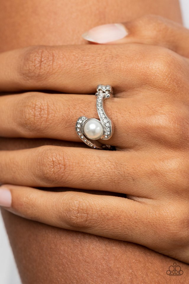 Envious Enrapture - White - Paparazzi Ring Image