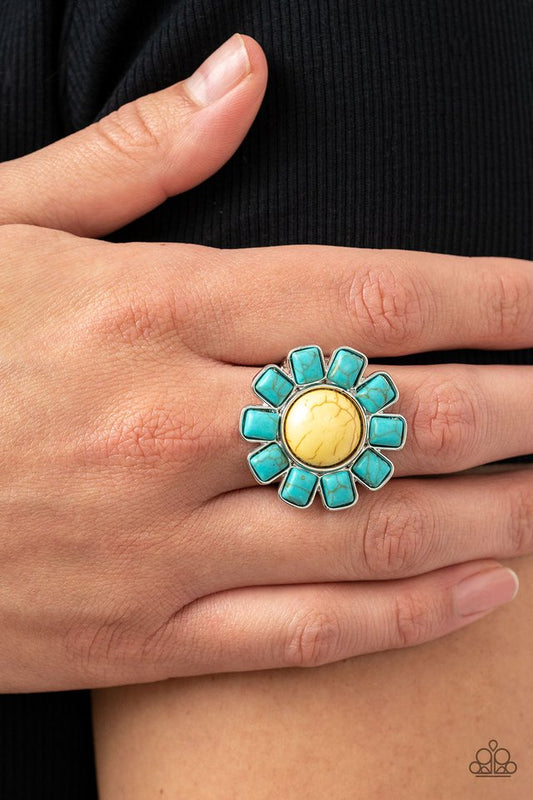 Mojave Marigold - Yellow - Paparazzi Ring Image