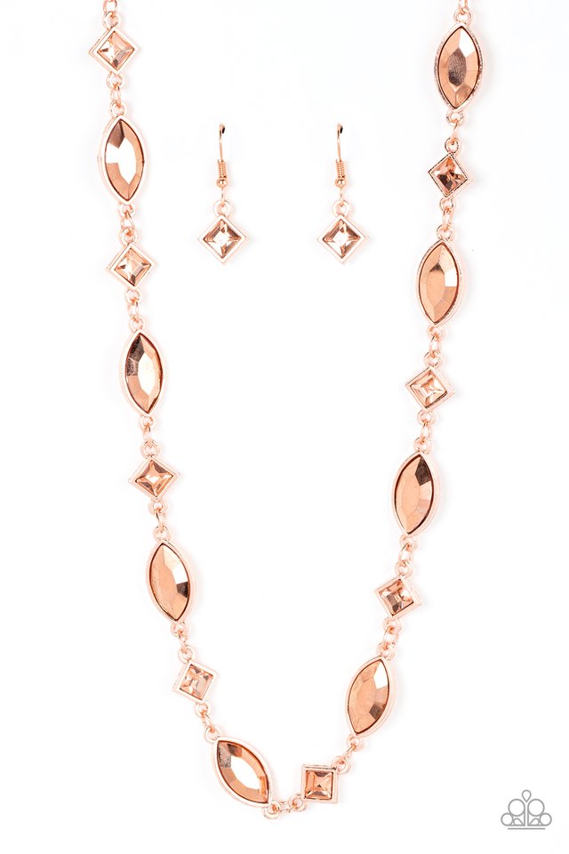 Prismatic Reinforcements - Copper - Paparazzi Necklace Image