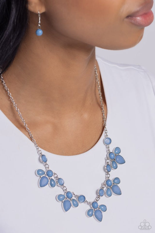 FROND-Runner Fashion - Blue - Paparazzi Necklace Image