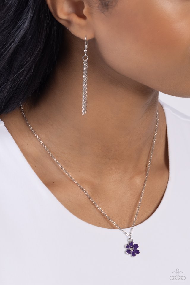 Cottage Retreat - Purple - Paparazzi Necklace Image