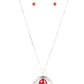 Epicenter of Elegance - Red - Paparazzi Necklace Image