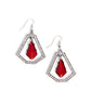 Poshly Photogenic - Red - Paparazzi Earring Image
