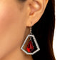 Poshly Photogenic - Red - Paparazzi Earring Image