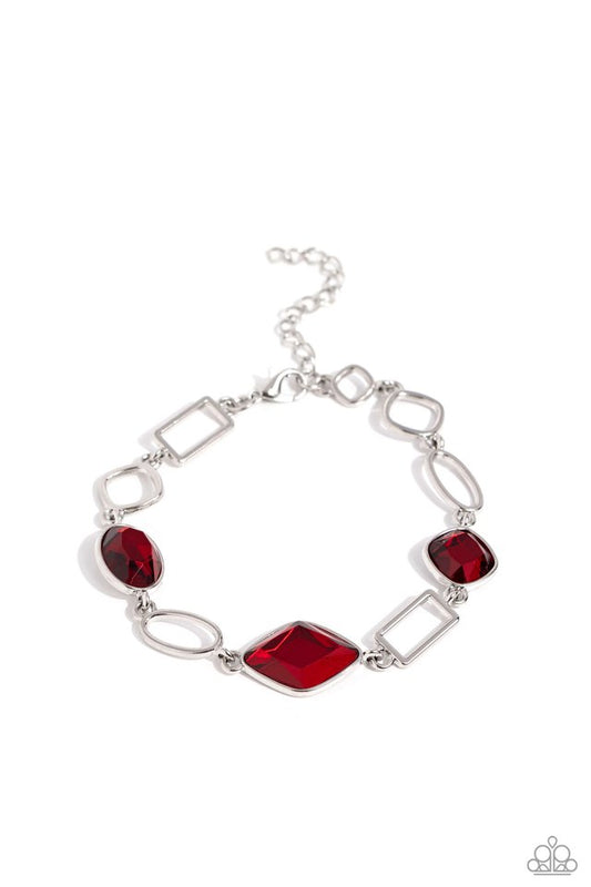 Dazzle for Days - Red - Paparazzi Bracelet Image