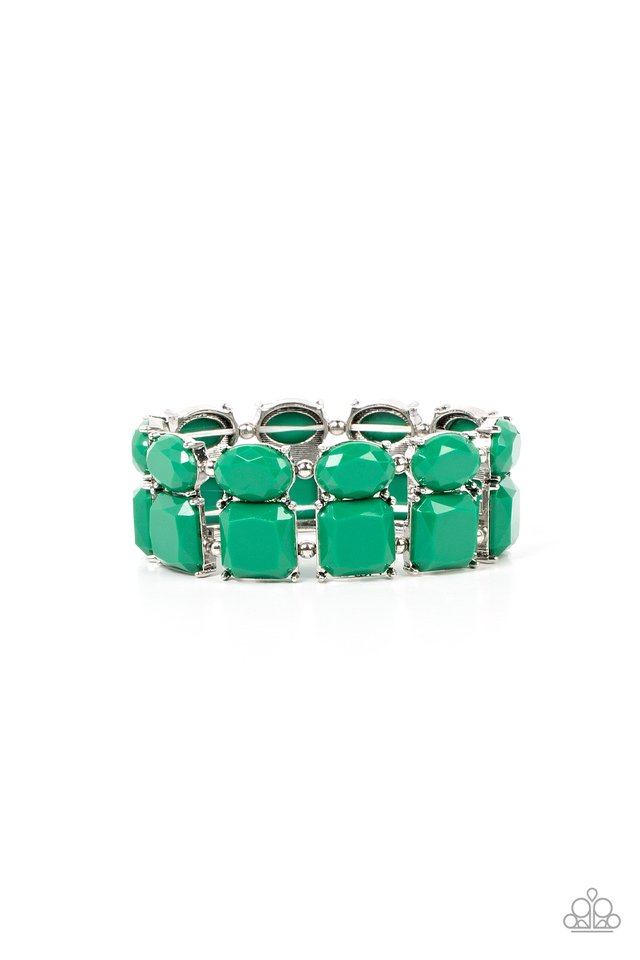 Dont Forget Your Toga - Green - Paparazzi Bracelet Image