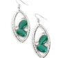 Famously Fashionable - Green - Paparazzi Earring Image