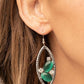 Famously Fashionable - Green - Paparazzi Earring Image