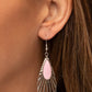 WING-A-Ding-Ding - Pink - Paparazzi Earring Image