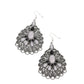 Peacock Prance - Silver - Paparazzi Earring Image