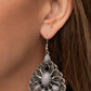 Peacock Prance - Silver - Paparazzi Earring Image
