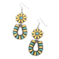 ​Badlands Eden - Yellow - Paparazzi Earring Image