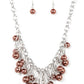 Powerhouse Pose - Brown - Paparazzi Necklace Image